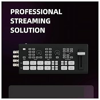 Producing Streaming Video for Multiple… IOGEAR Upstream Pro Video Production Switch (TAA Compliant